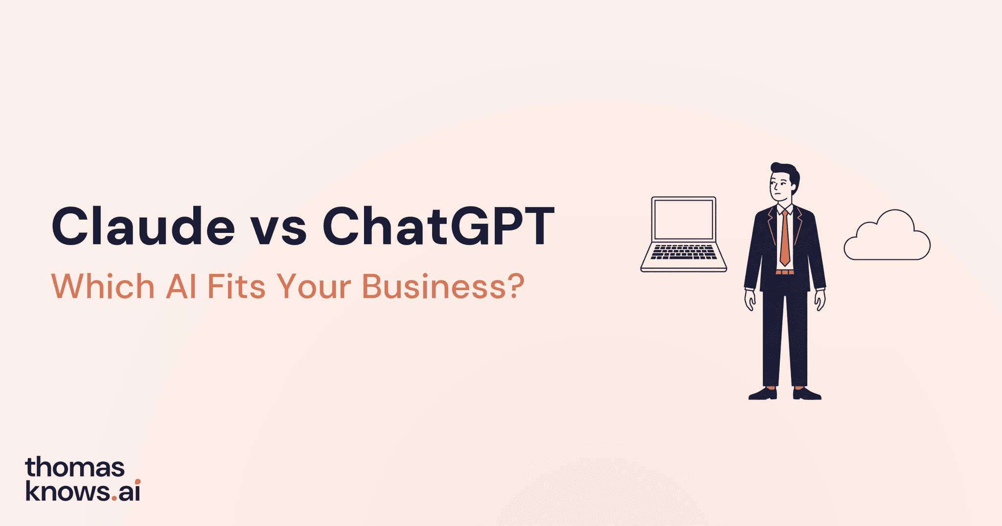 Comparación Claude vs ChatGPT por Thomas Echezabal - diferencias en la automatización del flujo de trabajo para los propietarios de pequeñas empresas