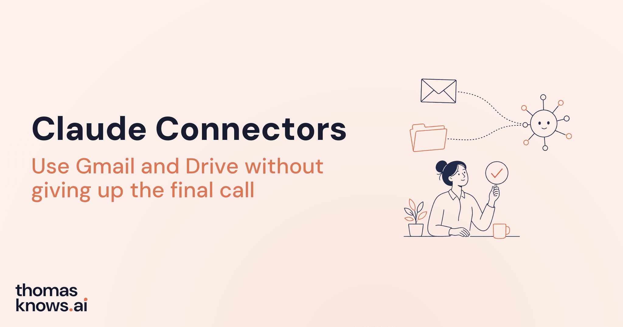 Small business owner connecting Claude to email and documents while keeping approval controls visible